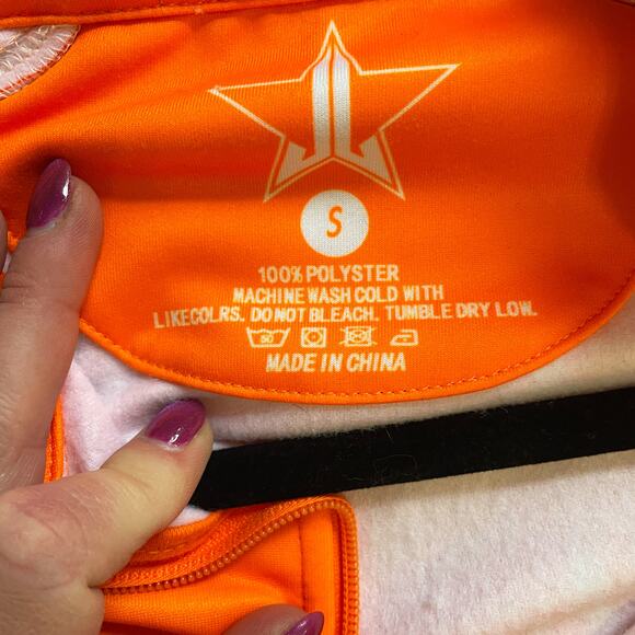Jeffree Star Orange Track Jacket Size Small - Picture 5 of 5